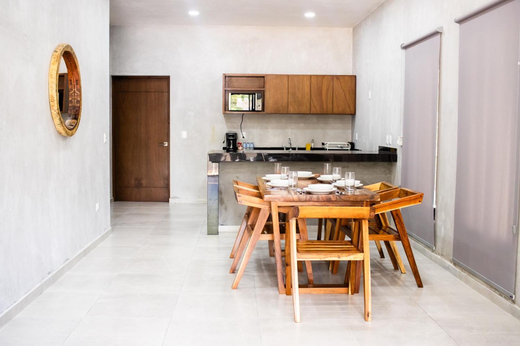Hotel Casa Tortuga Tulum - Cenotes Park Inclusive Exterior photo A dining room in a private home