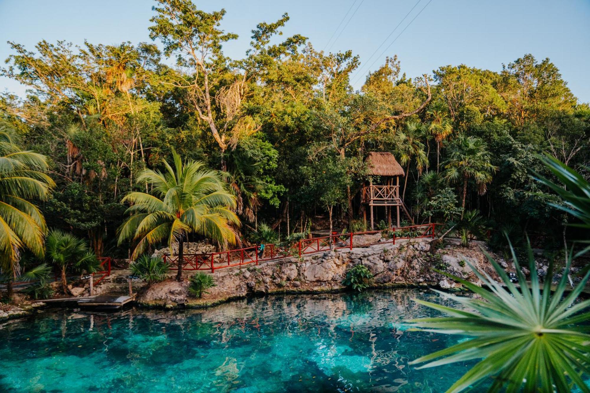 Hotel Casa Tortuga Tulum - Cenotes Park Inclusive Exterior photo X-Carett Cenote